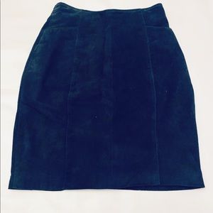 Suede Mini Skirt